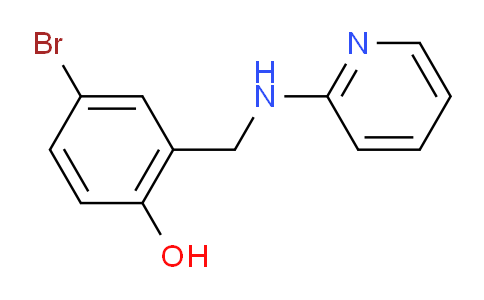 4-Bromo-2-((pyridin-2-ylamino)methyl)phenol