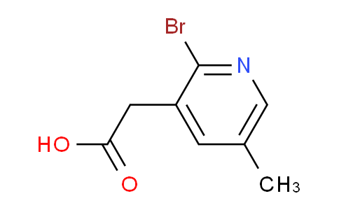 2-Bromo-5-methylpyridine-3-acetic acid