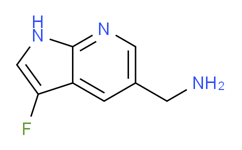 (3-Fluoro-1H-pyrrolo[2,3-b]pyridin-5-yl)methanamine