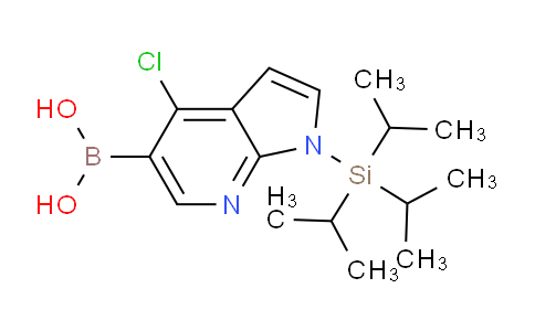(4-Chloro-1-(triisopropylsilyl)-1H-pyrrolo[2,3-b]pyridin-5-yl)boronic acid