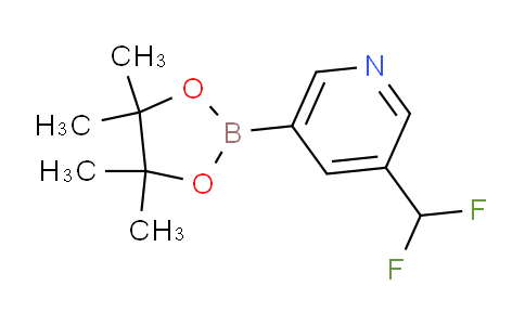 3-(Difluoromethyl)-5-(4,4,5,5-tetramethyl-1,3,2-dioxaborolan-2-yl)pyridine