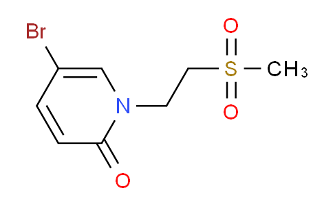 5-Bromo-1-[2-(methylsulfonyl)ethyl]pyridin-2(1H)-one