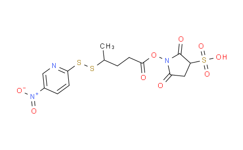 AM245632 | 663598-66-1 | 1-((4-((5-Nitropyridin-2-yl)disulfanyl)pentanoyl)oxy)-2,5-dioxopyrrolidine-3-sulfonic acid