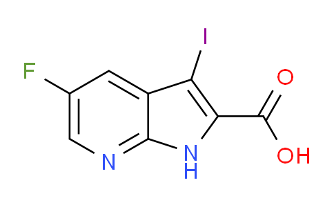 5-Fluoro-3-iodo-1H-pyrrolo[2,3-b]pyridine-2-carboxylic acid