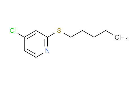 4-Chloro-2-(pentylthio)pyridine