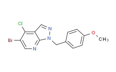 5-Bromo-4-chloro-1-(4-methoxybenzyl)-1H-pyrazolo[3,4-b]pyridine