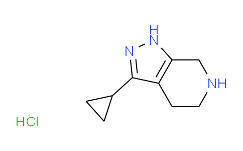 3-Cyclopropyl-4,5,6,7-tetrahydro-1H-pyrazolo[3,4-c]pyridine hydrochloride