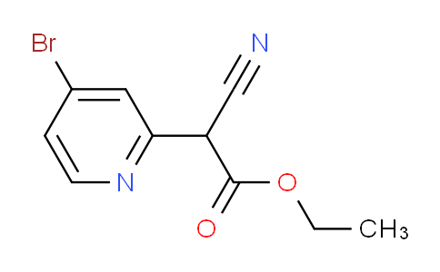 Ethyl 2-(4-bromopyridin-2-yl)-2-cyanoacetate
