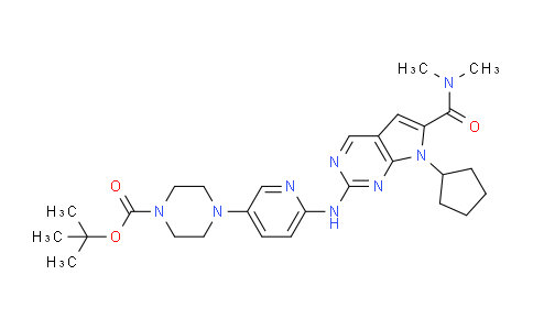 AM245728 | 1374639-78-7 | tert-Butyl 4-(6-((7-cyclopentyl-6-(dimethylcarbamoyl)-7H-pyrrolo[2,3-d]pyrimidin-2-yl)amino)pyridin-3-yl)piperazine-1-carboxylate