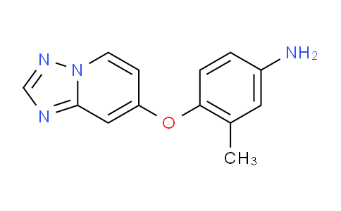 4-([1,2,4]Triazolo[1,5-a]pyridin-7-yloxy)-3-methylaniline