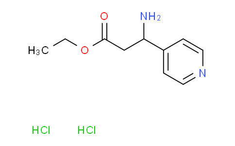Ethyl 3-amino-3-(pyridin-4-yl)propanoate dihydrochloride
