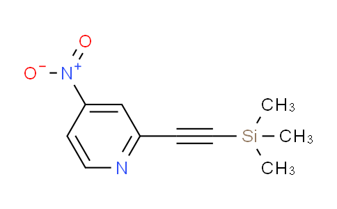 4-Nitro-2-((trimethylsilyl)ethynyl)pyridine