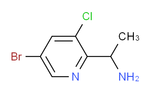 1-(5-Bromo-3-chloropyridin-2-yl)ethanamine