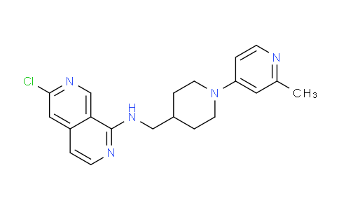 AM245952 | 1956382-00-5 | 6-Chloro-N-((1-(2-methylpyridin-4-yl)piperidin-4-yl)methyl)-2,7-naphthyridin-1-amine