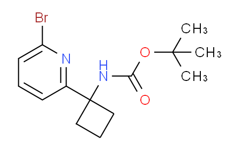 AM245969 | 1841081-49-9 | tert-Butyl (1-(6-bromopyridin-2-yl)cyclobutyl)carbamate