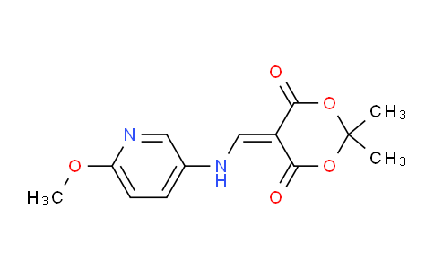 5-(((6-Methoxypyridin-3-yl)amino)methylene)-2,2-dimethyl-1,3-dioxane-4,6-dione