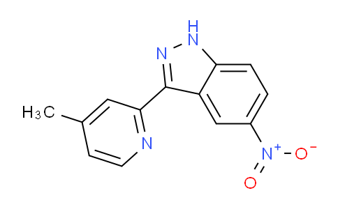 3-(4-Methylpyridin-2-yl)-5-nitro-1H-indazole