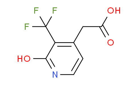 2-Hydroxy-3-(trifluoromethyl)pyridine-4-acetic acid