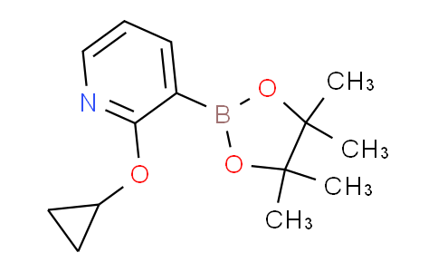 2-Cyclopropoxy-3-(4,4,5,5-tetramethyl-1,3,2-dioxaborolan-2-yl)pyridine