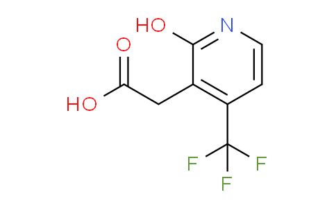 2-Hydroxy-4-(trifluoromethyl)pyridine-3-acetic acid