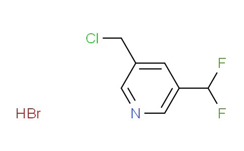 3-(Chloromethyl)-5-(difluoromethyl)pyridine hydrobromide