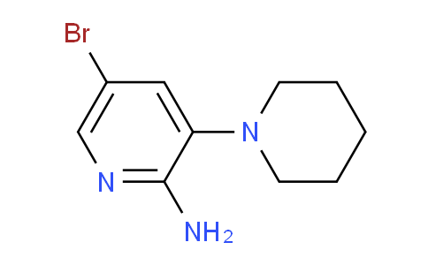 5-Bromo-3-(piperidin-1-yl)pyridin-2-amine