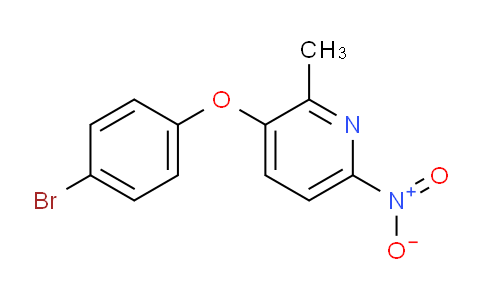 3-(4-Bromophenoxy)-2-methyl-6-nitropyridine