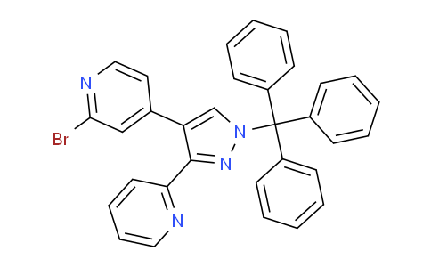AM246243 | 446880-83-7 | 2-Bromo-4-(3-(pyridin-2-yl)-1-trityl-1H-pyrazol-4-yl)pyridine