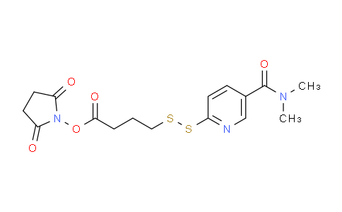 2,5-Dioxopyrrolidin-1-yl 4-((5-(dimethylcarbamoyl)pyridin-2-yl)disulfanyl)butanoate