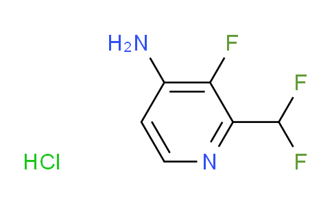 2-(Difluoromethyl)-3-fluoropyridin-4-amine hydrochloride