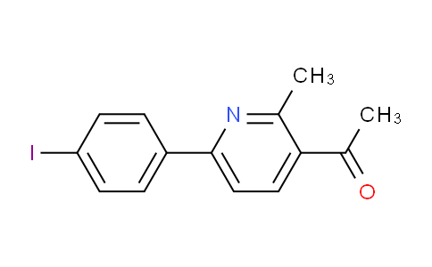 1-(6-(4-Iodophenyl)-2-methylpyridin-3-yl)ethanone