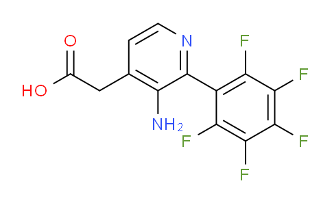AM24633 | 1259480-05-1 | 3-Amino-2-(perfluorophenyl)pyridine-4-acetic acid