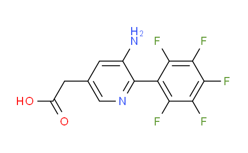AM24634 | 1259477-56-9 | 3-Amino-2-(perfluorophenyl)pyridine-5-acetic acid