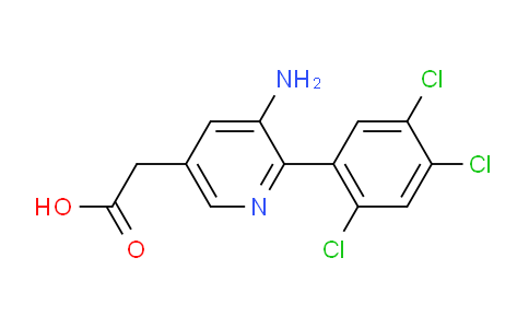 3-Amino-2-(2,4,5-trichlorophenyl)pyridine-5-acetic acid