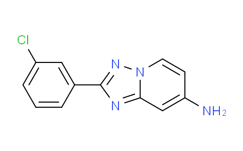 2-(3-Chlorophenyl)-[1,2,4]triazolo[1,5-a]pyridin-7-amine