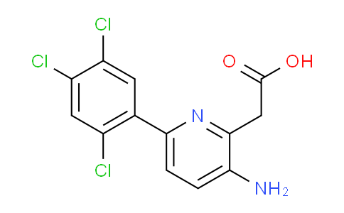 AM24650 | 1261664-71-4 | 3-Amino-6-(2,4,5-trichlorophenyl)pyridine-2-acetic acid