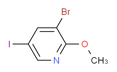 3-Bromo-5-iodo-2-methoxypyridine