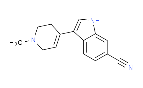 AM246539 | 1637781-29-3 | 3-(1-Methyl-1,2,3,6-tetrahydropyridin-4-yl)-1H-indole-6-carbonitrile