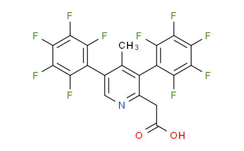 AM24654 | 1261664-24-7 | 3,5-Bis(perfluorophenyl)-4-methylpyridine-2-acetic acid