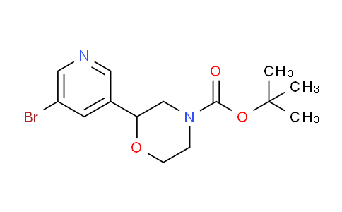 AM246546 | 1427501-55-0 | tert-Butyl 2-(5-bromopyridin-3-yl)morpholine-4-carboxylate