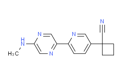 AM246605 | 1369513-82-5 | 1-(6-(5-(Methylamino)pyrazin-2-yl)pyridin-3-yl)cyclobutanecarbonitrile