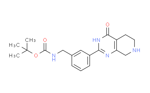 tert-Butyl 3-(4-oxo-3,4,5,6,7,8-hexahydropyrido[3,4-d]pyrimidin-2-yl)benzylcarbamate