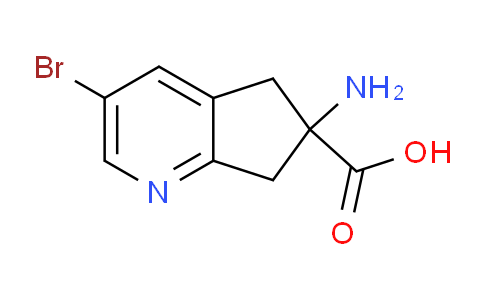 AM246642 | 1416438-15-7 | 6-Amino-3-bromo-6,7-dihydro-5H-cyclopenta[b]pyridine-6-carboxylic acid
