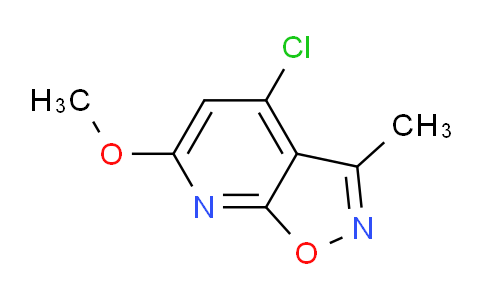 4-Chloro-6-methoxy-3-methylisoxazolo[5,4-b]pyridine