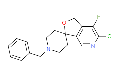 1'-Benzyl-6-chloro-7-fluoro-1H-spiro[furo[3,4-c]pyridine-3,4'-piperidine]