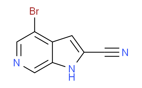 4-Bromo-1H-pyrrolo[2,3-c]pyridine-2-carbonitrile