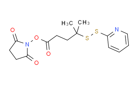 2,5-Dioxopyrrolidin-1-yl 4-methyl-4-(pyridin-2-yldisulfanyl)pentanoate