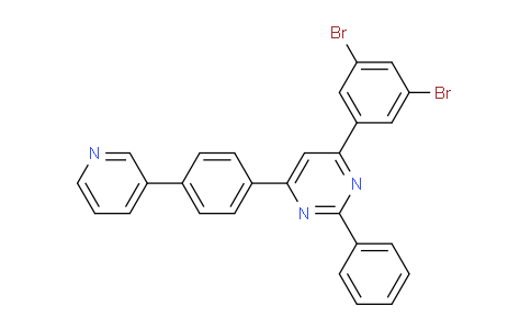 AM246780 | 1776083-02-3 | 4-(3,5-Dibromophenyl)-2-phenyl-6-(4-(pyridin-3-yl)phenyl)pyrimidine