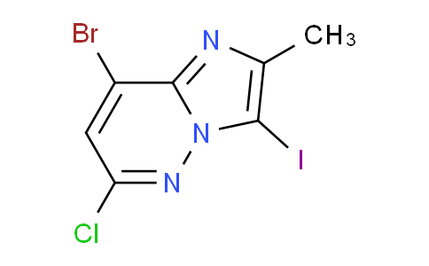 8-Bromo-6-chloro-3-iodo-2-methylimidazo[1,2-b]pyridazine