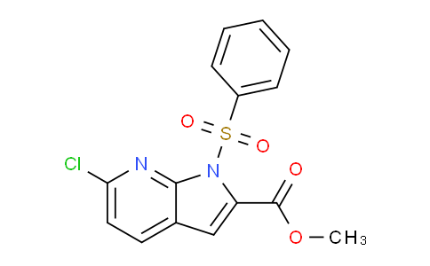 AM246824 | 1630907-18-4 | Methyl 6-chloro-1-(phenylsulfonyl)-1H-pyrrolo[2,3-b]pyridine-2-carboxylate